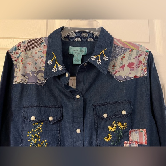 Tasha Polizzi Denim Shirt - Picture 2 of 12